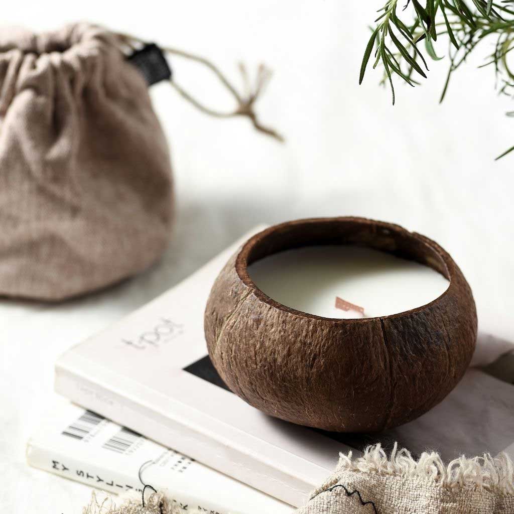 Coconut candle