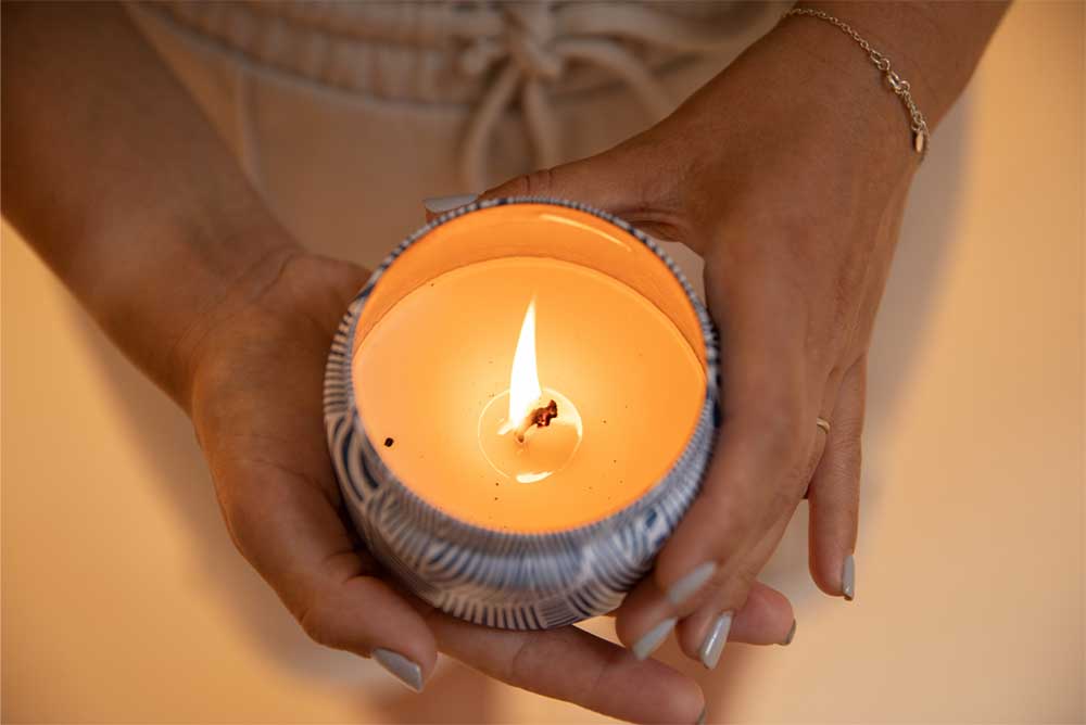 Handcrafted soy candle