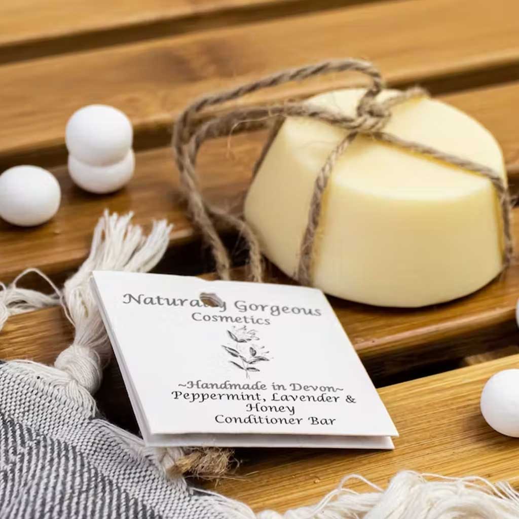 Peppermint lavender & honey conditioner bar